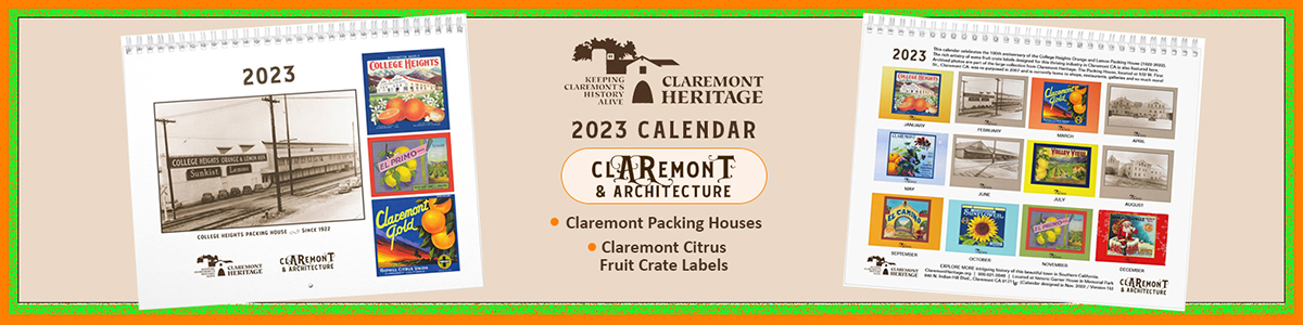 Shop for 2023 Calendar at Claremont Heritage Garner House Gift Gallery