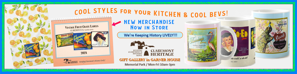 Shop for Calendars, Mugs and more at Claremont Heritage Garner House Gift Gallery